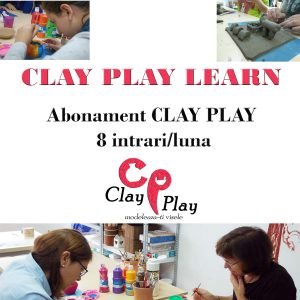 Clay Play LEARN. Abonament 8 intrari/luna