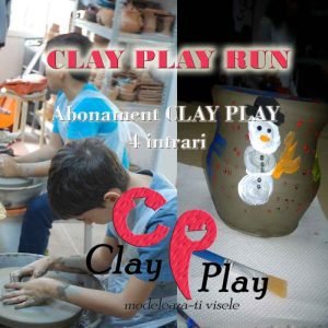 Clay Play RUN. Abonament 4 sedinte/luna